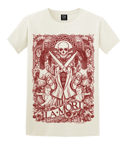 La Mort Self-beheading woman- Unisex (Red/Natural)